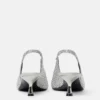 Crystal-Embellished Kitten Heel Slingbacks Crystal-Embellished Kitten Heel Slingbacks