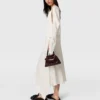 Curved Hem Satin Midi Skirt Curved Hem Satin Midi Skirt
