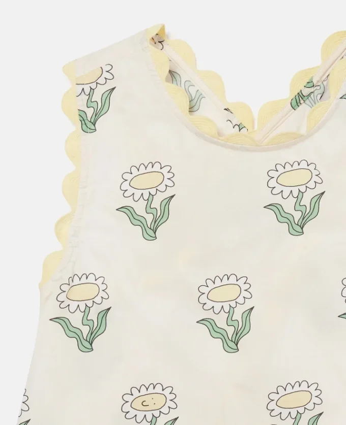 Daisies Sleeveless Scalloped-Trim Top Daisies Sleeveless Scalloped-Trim Top