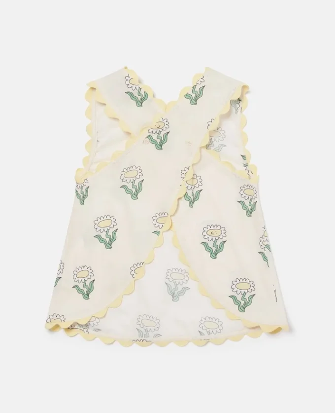 Daisies Sleeveless Scalloped-Trim Top Daisies Sleeveless Scalloped-Trim Top