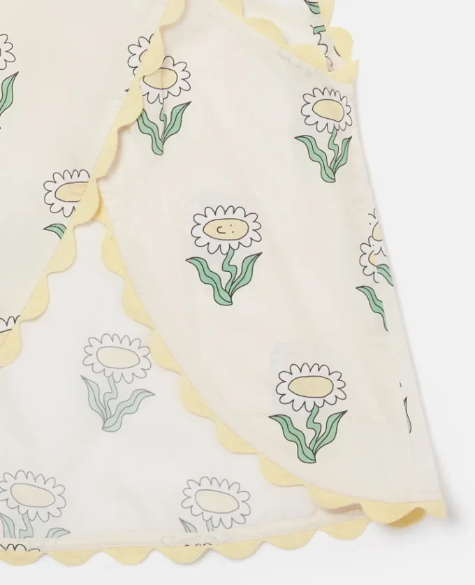 Daisies Sleeveless Scalloped-Trim Top Daisies Sleeveless Scalloped-Trim Top