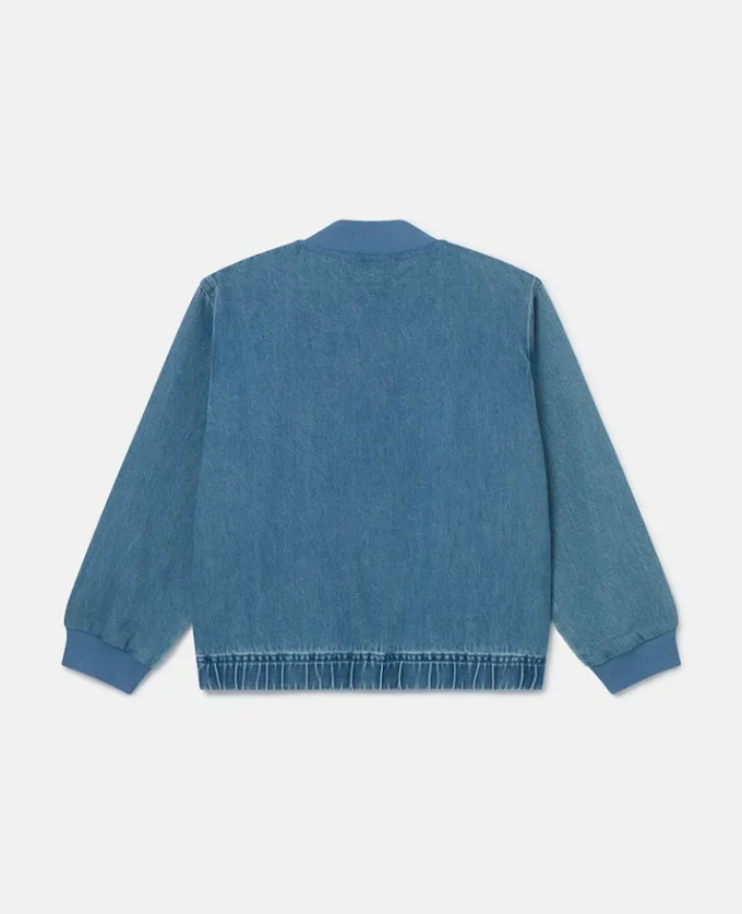 Denim Bomber Jacket Denim Bomber Jacket