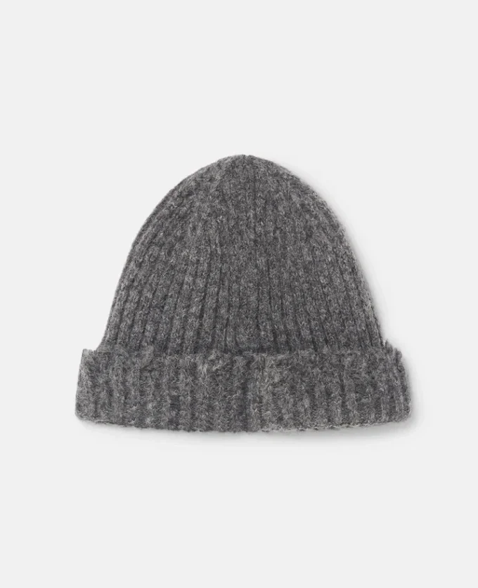 Distressed Ribbed Knit Beanie Distressed Ribbed Knit Beanie
