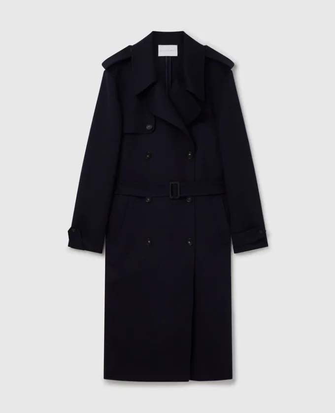 Double-Breasted Belted Trench Coat Double-Breasted Belted Trench Coat