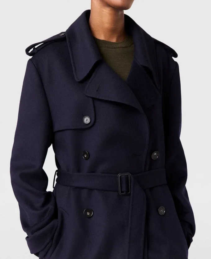 Double-Breasted Belted Trench Coat Double-Breasted Belted Trench Coat