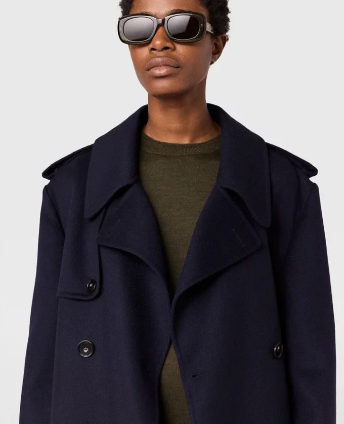Double-Breasted Belted Trench Coat Double-Breasted Belted Trench Coat