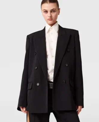 Double-Breasted Boyfriend Blazer