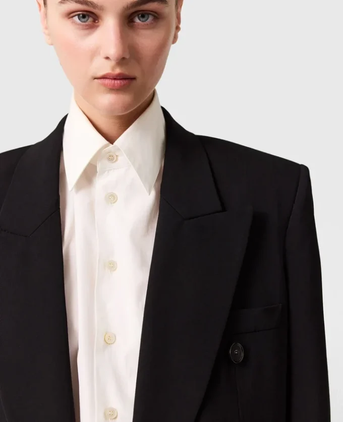 Double-Breasted Boyfriend Blazer Double-Breasted Boyfriend Blazer