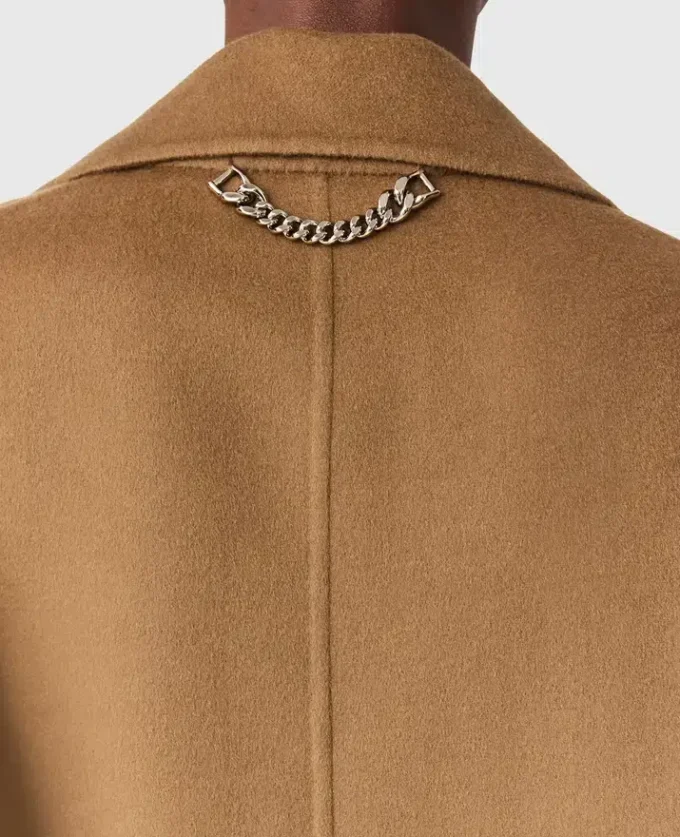 Double-Breasted Cropped Peacoat Jacket Double-Breasted Cropped Peacoat Jacket
