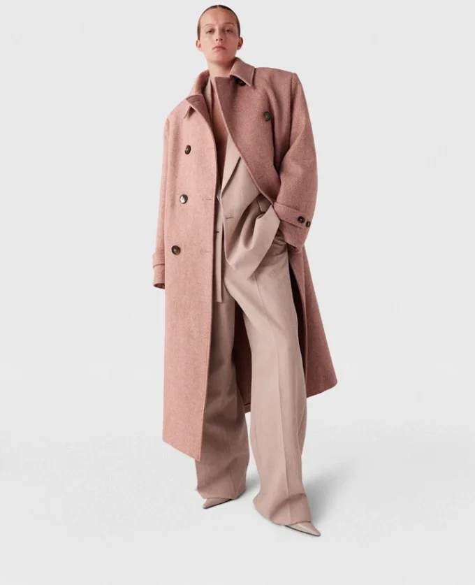 Double-Breasted Long Coat Double-Breasted Long Coat