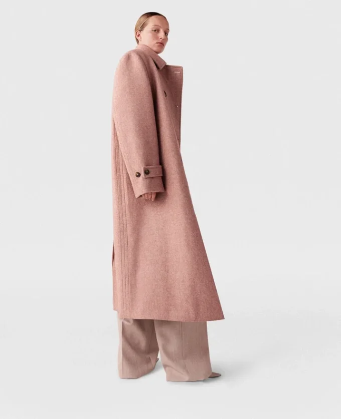 Double-Breasted Long Coat Double-Breasted Long Coat
