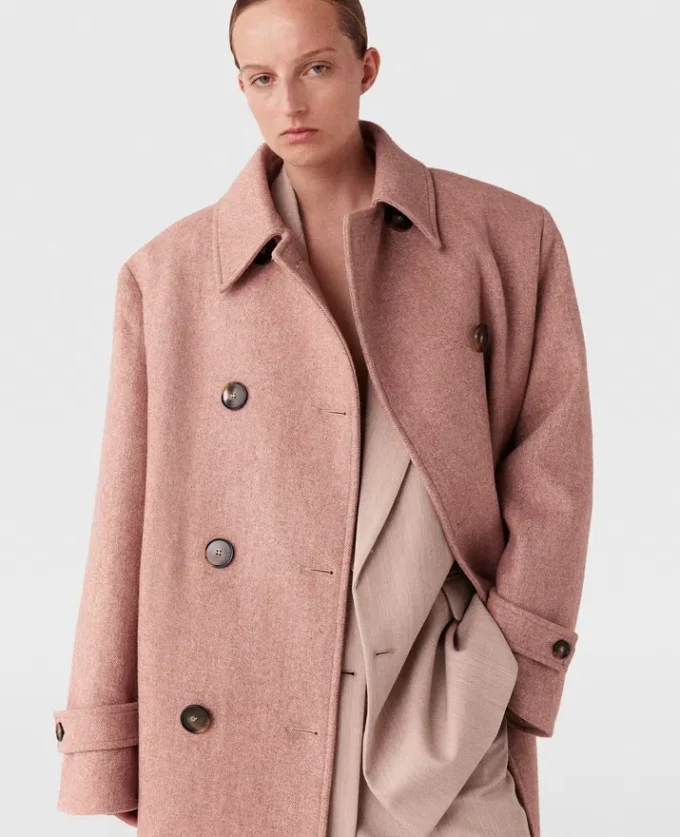 Double-Breasted Long Coat Double-Breasted Long Coat