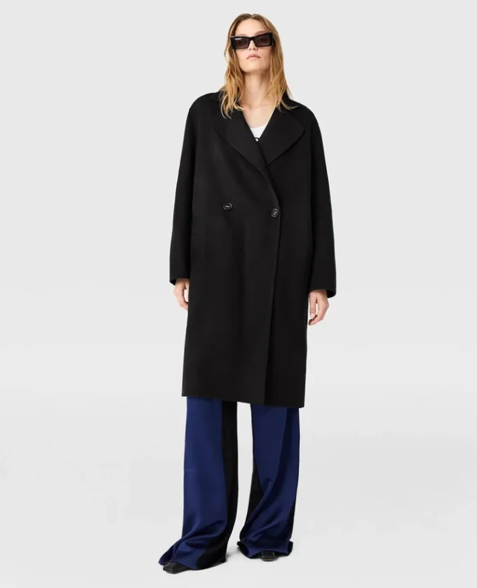 Double Breasted Longline Coat Double Breasted Longline Coat