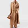 Double Breasted Longline Coat Double Breasted Longline Coat