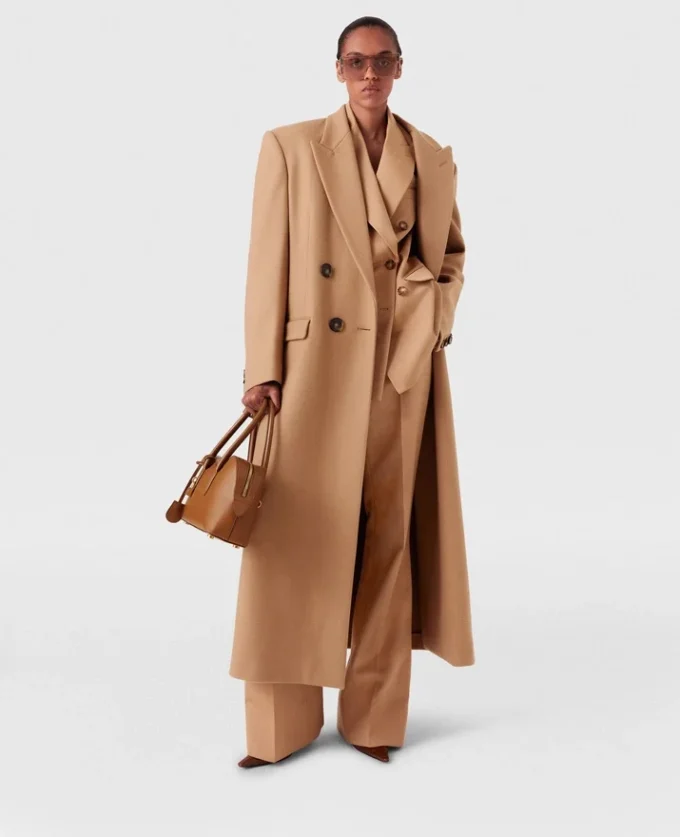 Double Breasted Longline Coat Double Breasted Longline Coat