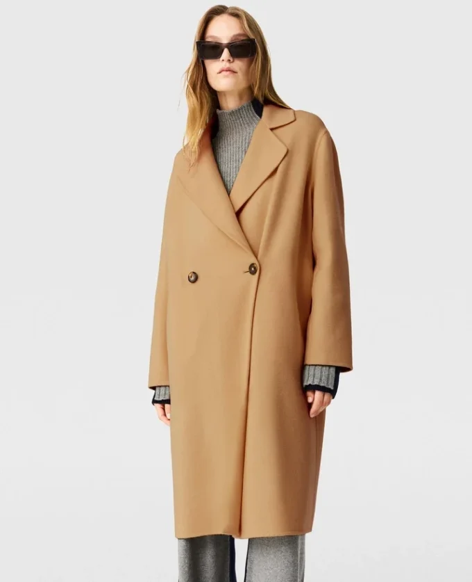 Double Breasted Longline Coat Double Breasted Longline Coat