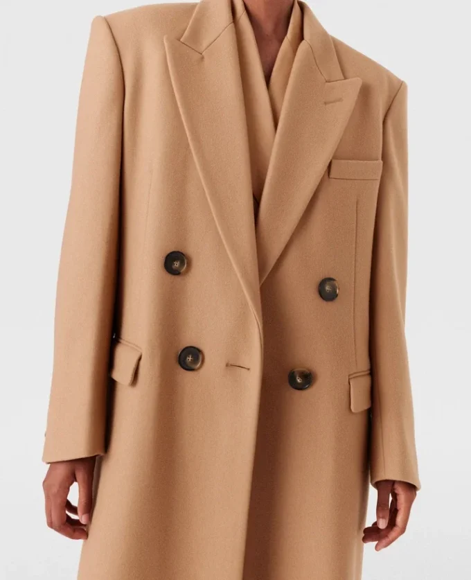 Double Breasted Longline Coat Double Breasted Longline Coat