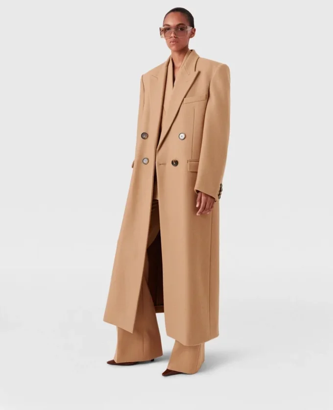 Double Breasted Longline Coat Double Breasted Longline Coat
