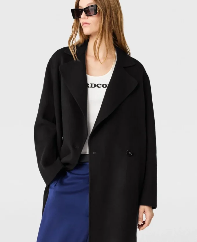 Double Breasted Longline Coat Double Breasted Longline Coat