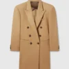 Double-Breasted Mid-Length Coat Double-Breasted Mid-Length Coat