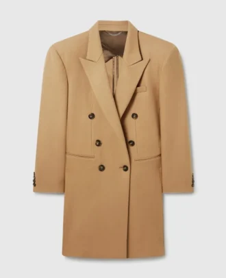 Double-Breasted Mid-Length Coat