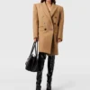 Double-Breasted Mid-Length Coat Double-Breasted Mid-Length Coat