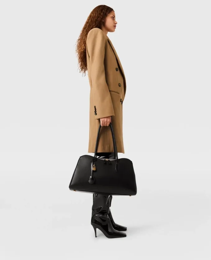 Double-Breasted Mid-Length Coat Double-Breasted Mid-Length Coat