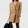Double-Breasted Mid-Length Coat Double-Breasted Mid-Length Coat
