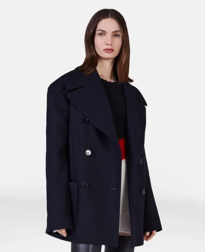 Double-Breasted Peacoat Double-Breasted Peacoat