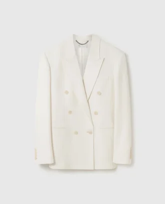 Double-Breasted Tuxedo Blazer