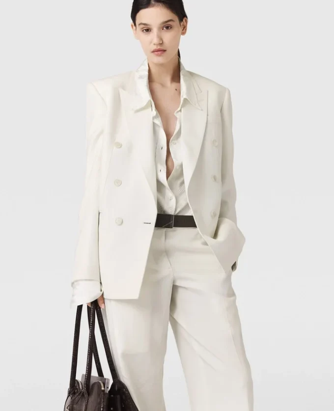 Double-Breasted Tuxedo Blazer Double-Breasted Tuxedo Blazer