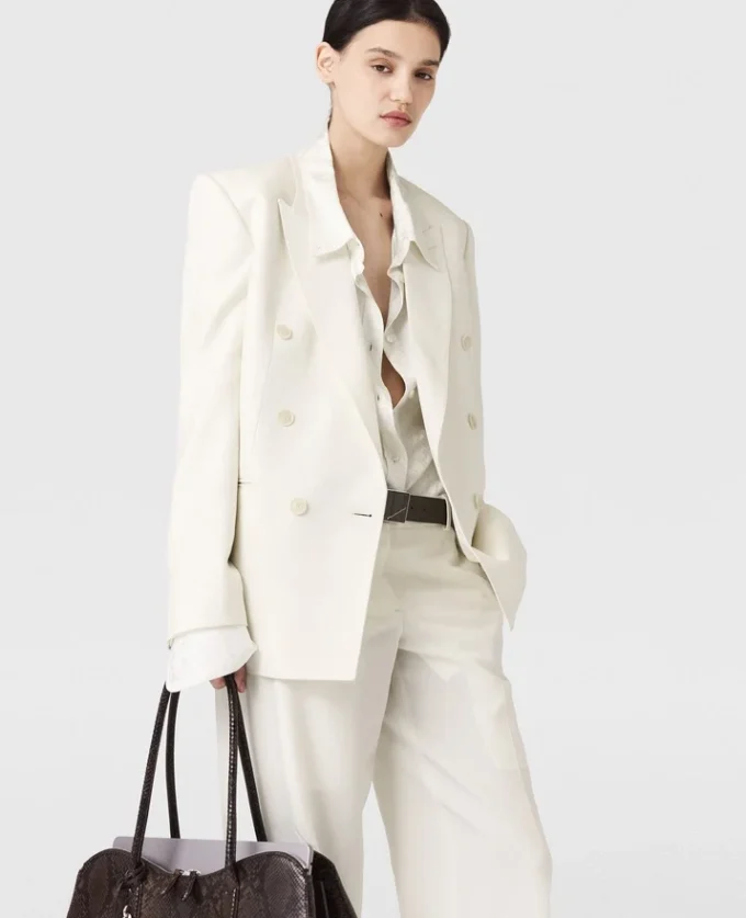 Double-Breasted Tuxedo Blazer Double-Breasted Tuxedo Blazer