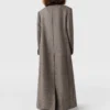 Double-Breasted Tweed Long Coat Double-Breasted Tweed Long Coat