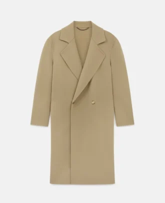 Double-Breasted Wool Coat