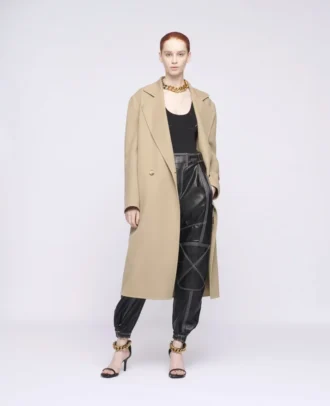 Double-Breasted Wool Coat