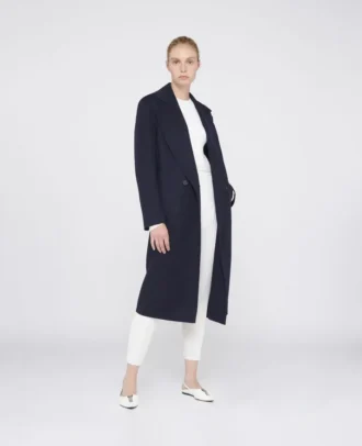 Double-Breasted Wool Coat