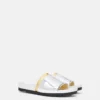 Double-Chromatic Slide-On Sandals Double-Chromatic Slide-On Sandals