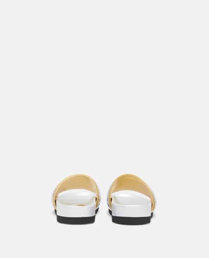 Double-Chromatic Slide-On Sandals Double-Chromatic Slide-On Sandals