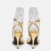 Double-Chromatic Sock-Effect Heeled Boots Double-Chromatic Sock-Effect Heeled Boots