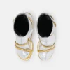 Double-Chromatic Sock-Effect Heeled Boots Double-Chromatic Sock-Effect Heeled Boots