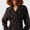 Double-Faced Belted Trench Coat Double-Faced Belted Trench Coat