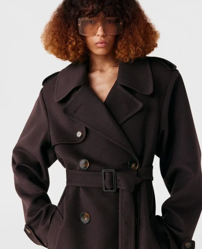 Double-Faced Belted Trench Coat Double-Faced Belted Trench Coat