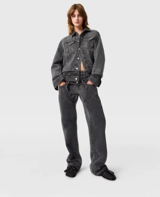 Double Waistband Chap Jeans