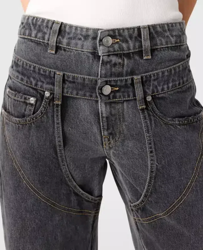 Double Waistband Chap Jeans Double Waistband Chap Jeans