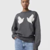 Dove Appliqué Crewneck Sweater Dove Appliqué Crewneck Sweater