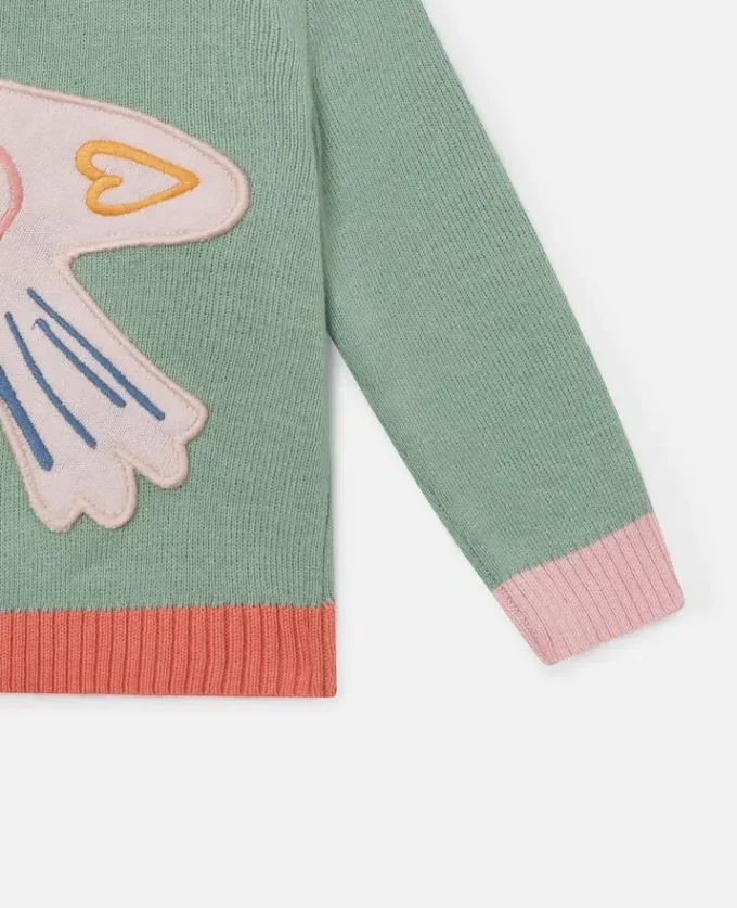 Dove Embroidered Cardigan Dove Embroidered Cardigan
