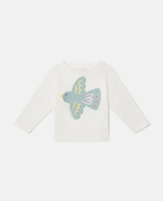 Dove Graphic Long-Sleeve Top