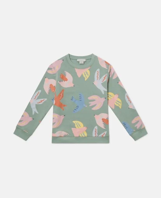 Dove Print Crewneck Sweatshirt Dove Print Crewneck Sweatshirt