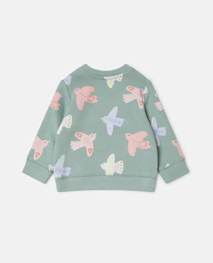 Dove Print Crewneck Sweatshirt Dove Print Crewneck Sweatshirt