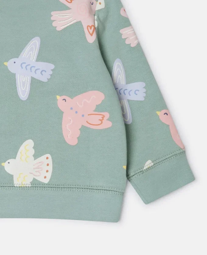 Dove Print Crewneck Sweatshirt Dove Print Crewneck Sweatshirt